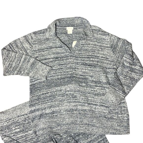 Softies heather marshmallow Johnny collar lounge set heather midnight new 2x/3x - Picture 4 of 7